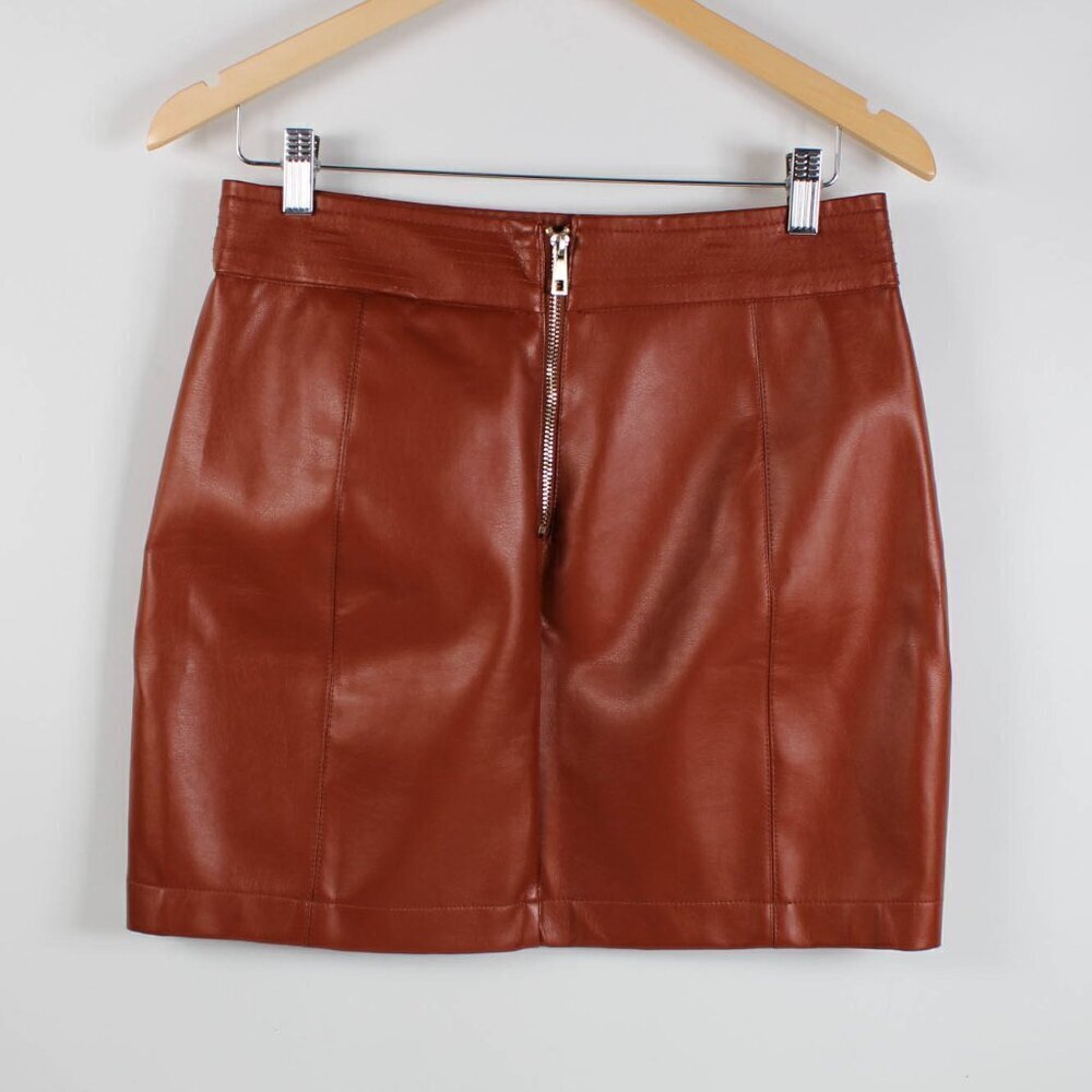 Haute Monde Faux Leather Skirt - Medium - Picture 3 of 8